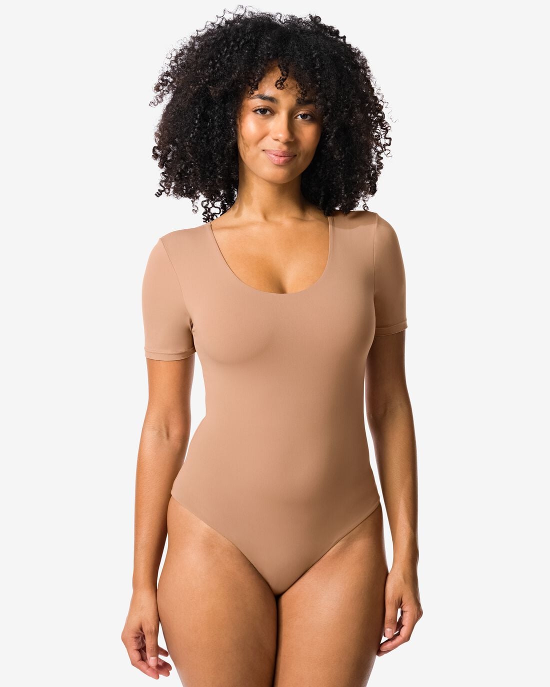 HEMA Damesbody smoothing lichtbruin (lichtbruin) | HEMA