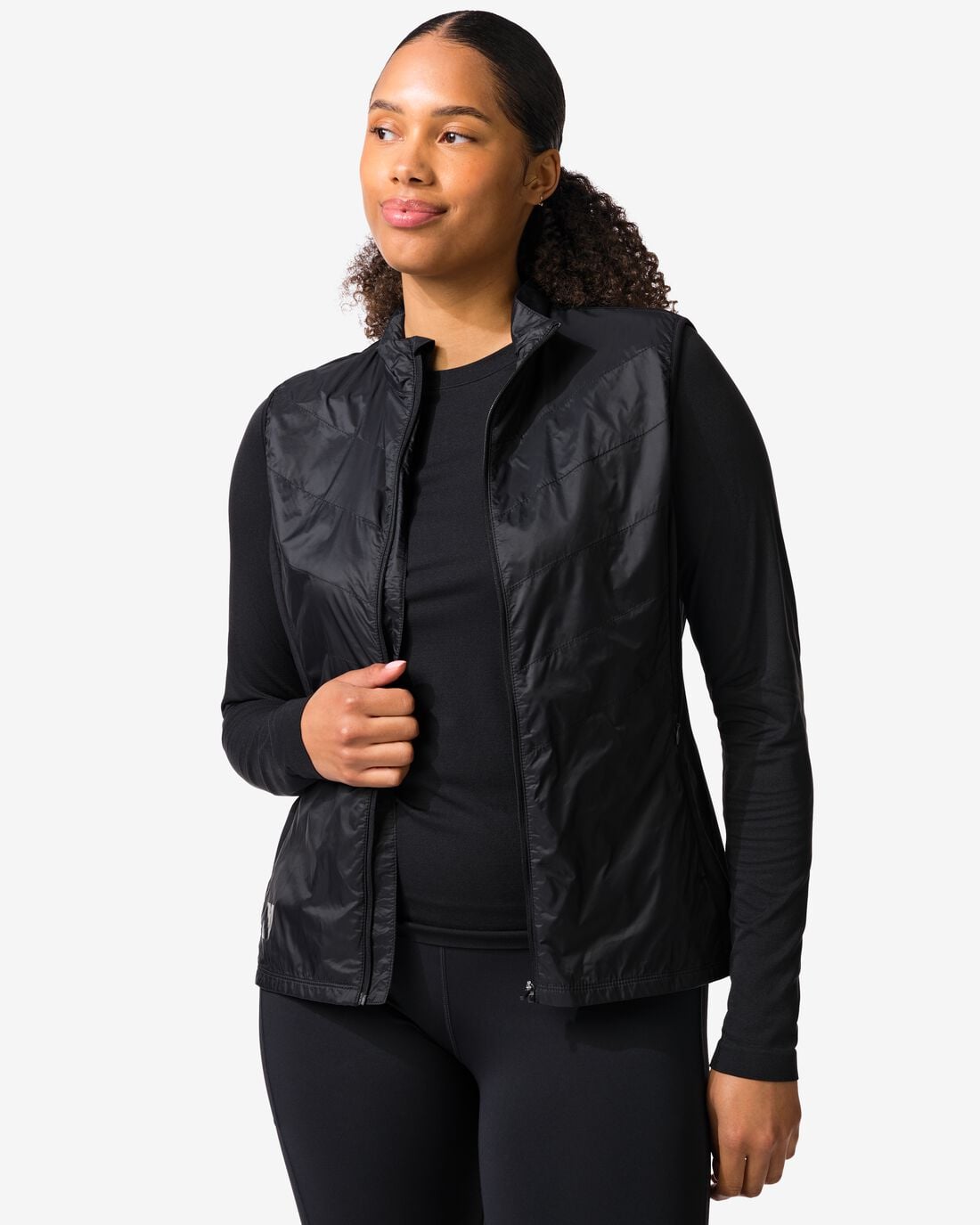 HEMA Damesbodywarmer zwart (zwart) | HEMA