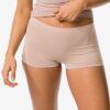 HEMA Damesboxer naadloos micro beige (beige) | HEMA