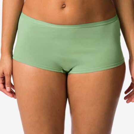 HEMA Damesboxer perfect comfort katoen groen (groen) | HEMA