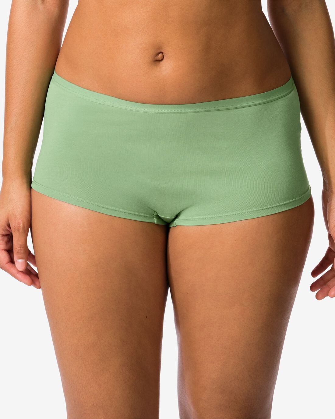 HEMA Damesboxer perfect comfort katoen groen (groen) | HEMA