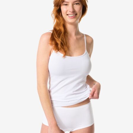 HEMA Damesboxer perfect comfort katoen wit (wit) | HEMA