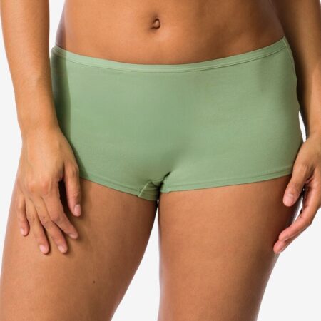 HEMA Damesboxers katoen - 2 stuks groen (groen) | HEMA