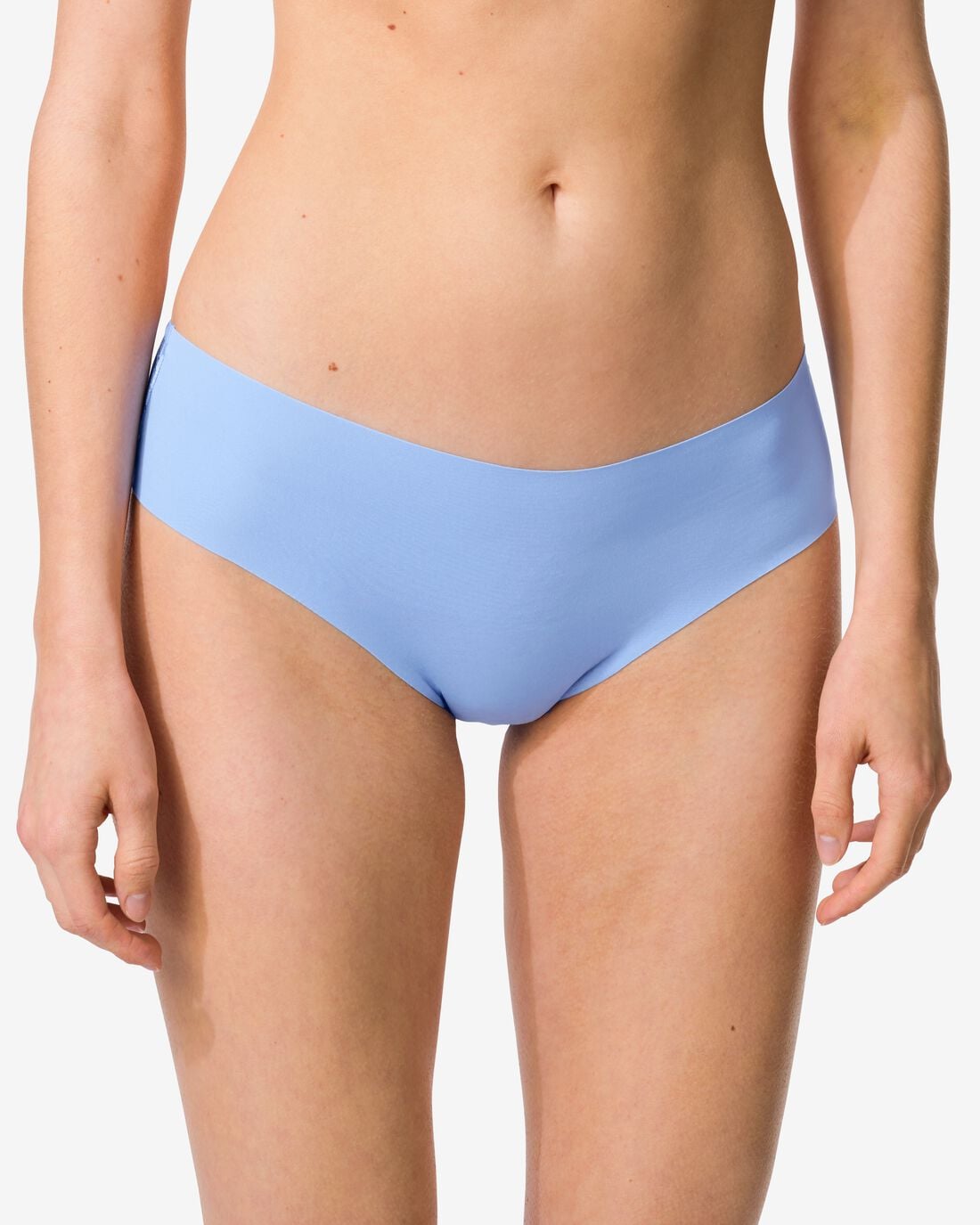 HEMA Damesbrazilian micro met kant blauw (blauw) | HEMA