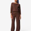 HEMA Damesbroek Kacey regular fit bruin (bruin) | HEMA