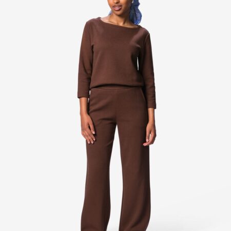 HEMA Damesbroek Kacey regular fit bruin (bruin) | HEMA