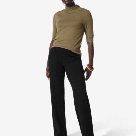 HEMA Damesbroek Kacey regular fit zwart (zwart) | HEMA