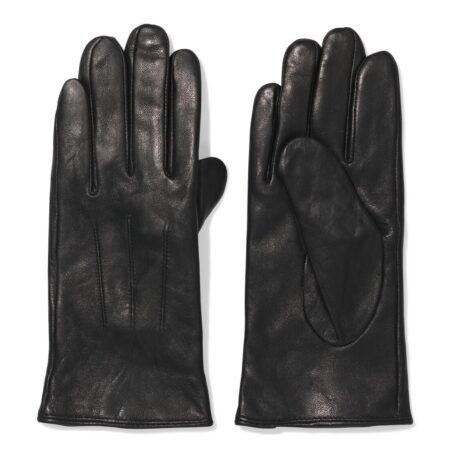 HEMA Dameshandschoenen met touchscreen tip leer zwart (zwart) | HEMA