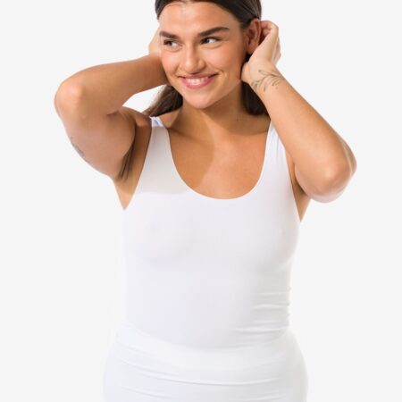 HEMA Dameshemd naadloos micro wit | HEMA