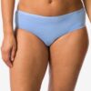HEMA Dameshipster katoen met kant blauw (blauw) | HEMA