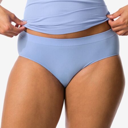 HEMA Dameshipster naadloos micro blauw (blauw) | HEMA