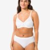 HEMA Dameshipster naadloos micro wit | HEMA