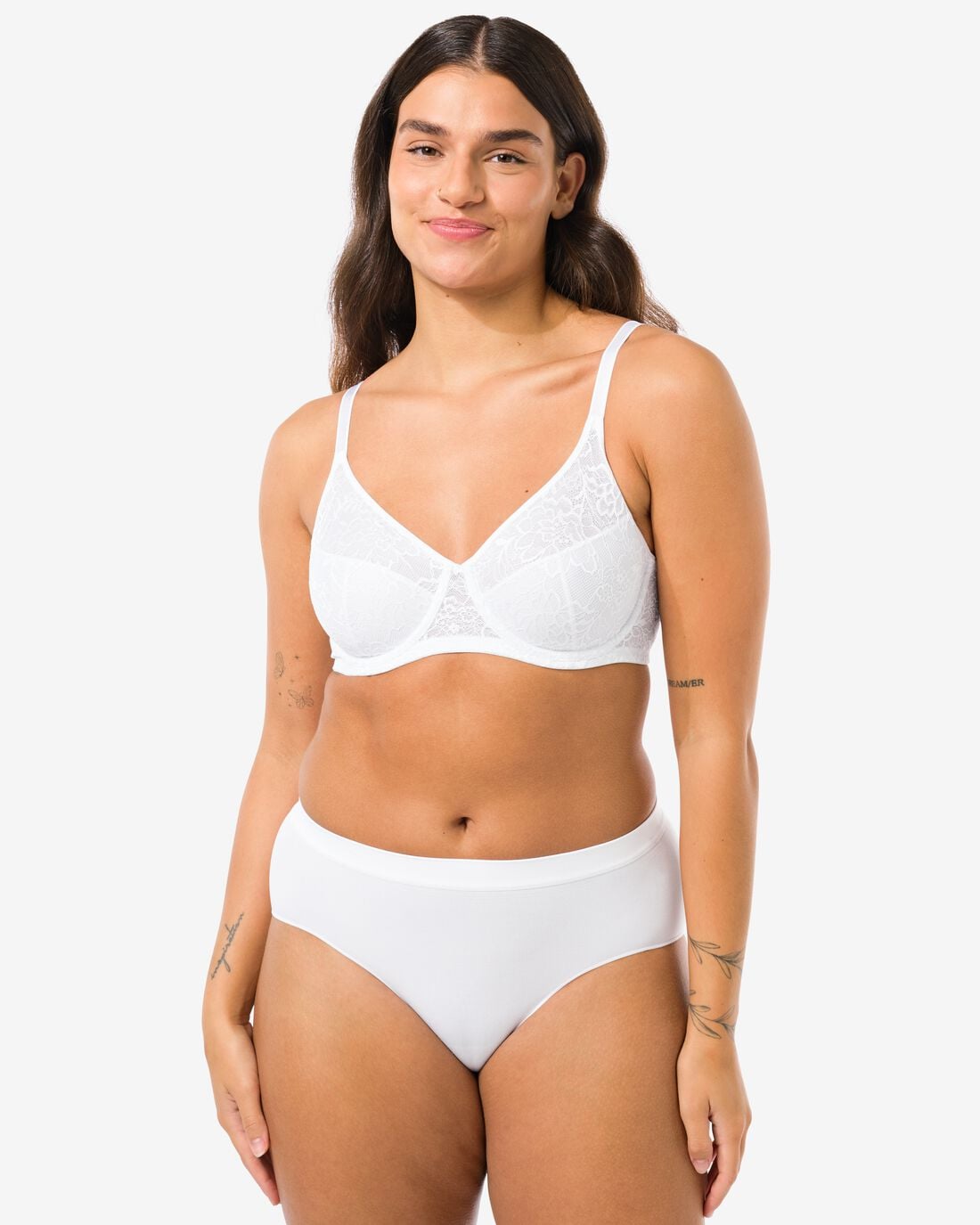 HEMA Dameshipster naadloos micro wit | HEMA