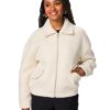 Damesjas Jazzy bomber gebroken wit (gebroken wit)