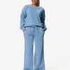 HEMA Damesjoggingbroek Esmee relaxed fit jersey blauw (blauw) | HEMA