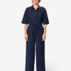 HEMA Damesjumpsuit Sarie donkerblauw (donkerblauw) | HEMA