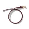 Damesriem 2cm croco donkerrood