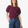 HEMA Damesshort wide fit denim middenblauw (middenblauw) | HEMA