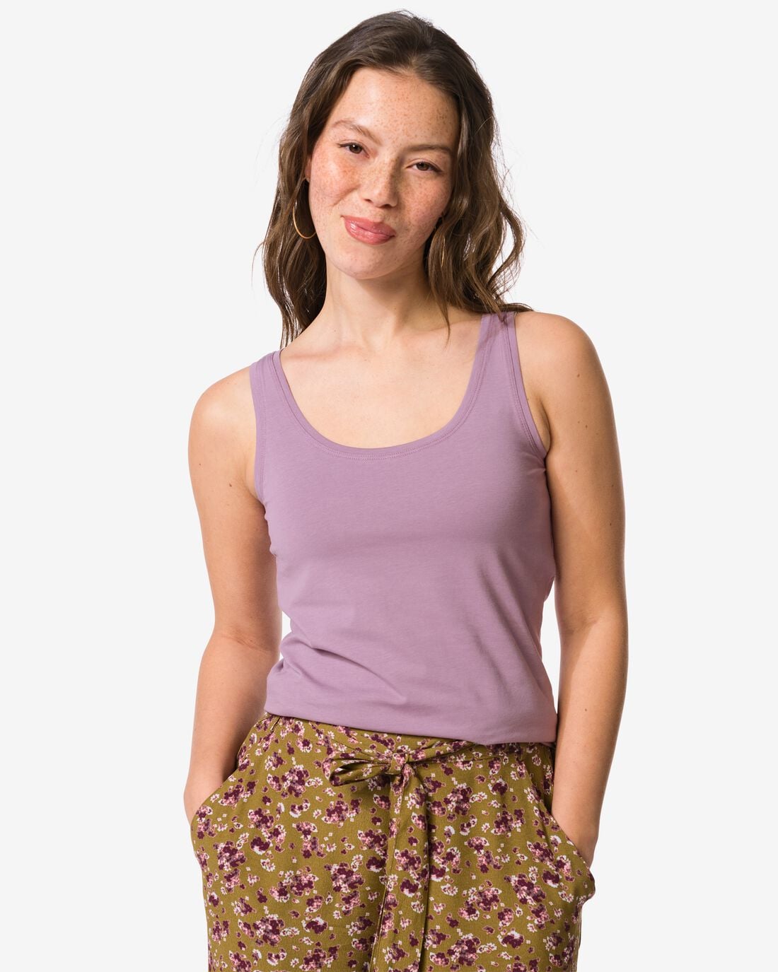 HEMA Damessinglet Carry paars (paars) | HEMA