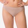 HEMA Damesslip naadloos micro beige (beige) | HEMA