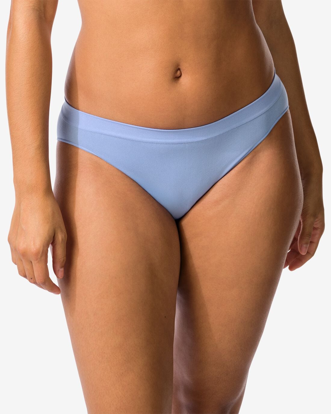HEMA Damesslip naadloos micro blauw (blauw) | HEMA