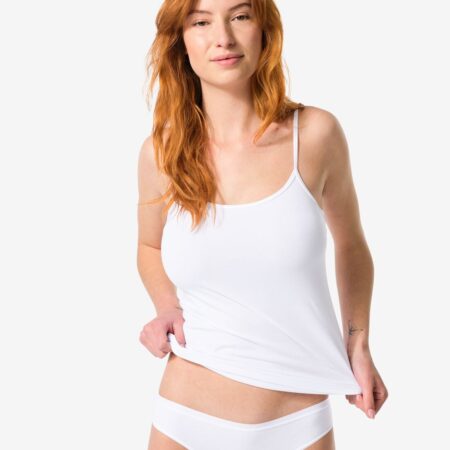 HEMA Damesslip perfect comfort katoen wit (wit) | HEMA