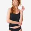 HEMA Damesslip perfect comfort katoen zwart (zwart) | HEMA