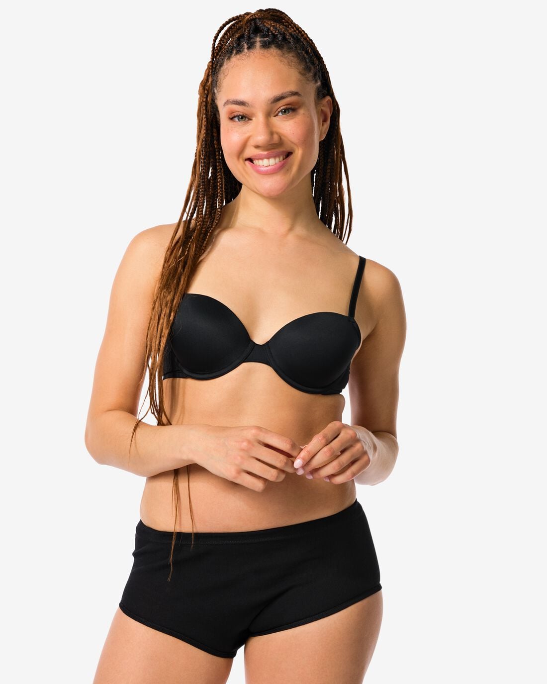 HEMA Damesslips katoen - 2 stuks zwart | HEMA