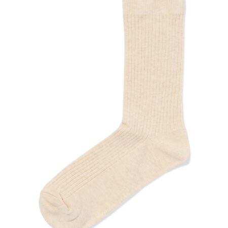 HEMA Damessokken rib beige (beige) | HEMA
