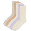 HEMA Damessokken visgraat - 5 paar beige (beige) | HEMA