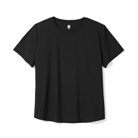 Damessportshirt zwart