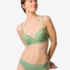 HEMA Damesstring second skin micro groen (groen) | HEMA