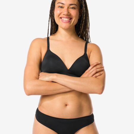 HEMA Damesstring second skin micro zwart | HEMA