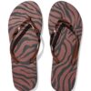 Damesteenslippers zebra multi
