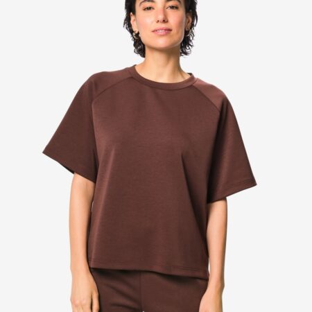 HEMA Damestrui Elly jersey bruin (bruin) | HEMA