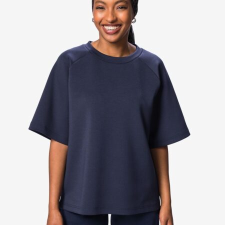 HEMA Damestrui Elly jersey donkerblauw (donkerblauw) | HEMA