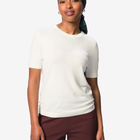 HEMA Damestrui Fally gebreid wit (wit) | HEMA