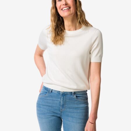 HEMA Damestrui gebreid Fally wit (wit) | HEMA