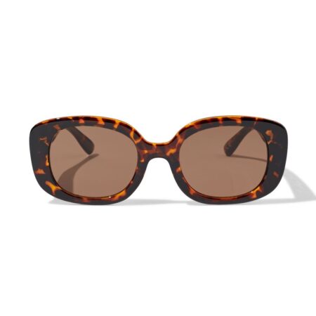 HEMA Dameszonnebril rechthoekig bruin (Brown) | HEMA