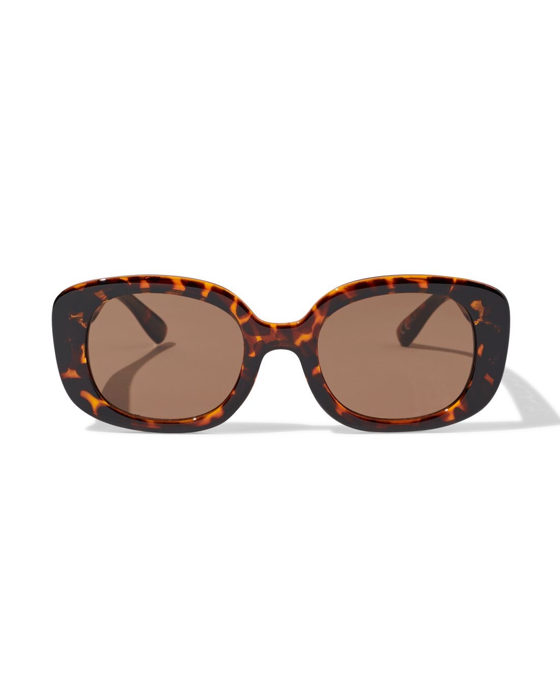 HEMA Dameszonnebril rechthoekig bruin (Brown) | HEMA