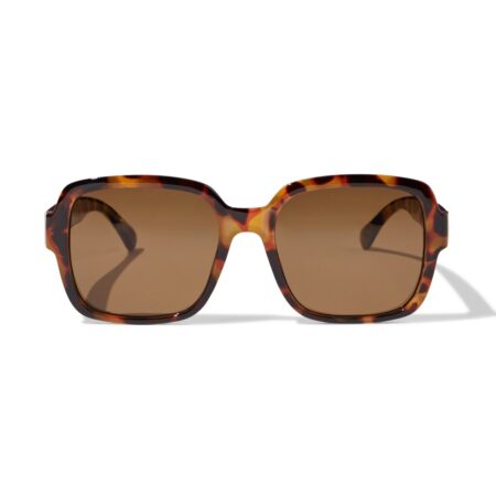 Dameszonnebril vierkant bruin (Brown)