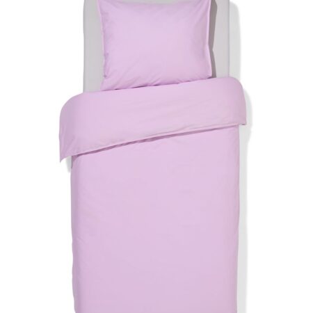 HEMA Dekbedovertrek 140x200/220cm hotel katoen percal lila (lila) | HEMA