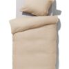 HEMA Dekbedovertrek 140x200/220cm hotel katoen percal zand (zand) | HEMA