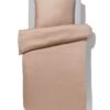 HEMA Dekbedovertrek 140x200/220cm hotel katoen satijn taupe (taupe) | HEMA
