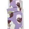 HEMA Dekbedovertrek 140x200/220cm zacht katoen bloemen (paars) | HEMA