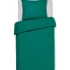 HEMA Dekbedovertrek 140x200/220cm zacht katoen donkergroen (middengroen) | HEMA