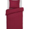 HEMA Dekbedovertrek 140x200/220cm zacht katoen rood (rood) | HEMA