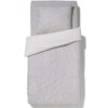 HEMA Dekbedovertrek 140x200/220cm zacht katoen stipjes (wit) | HEMA