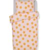 HEMA Dekbedovertrek 140x200/220cm zacht katoen stippen roze (lichtroze) | HEMA