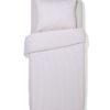HEMA Dekbedovertrek 140x200/220cm zacht katoen strepen beige (beige) | HEMA